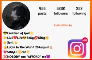 Heartbreaking Sad Bio for Instagram