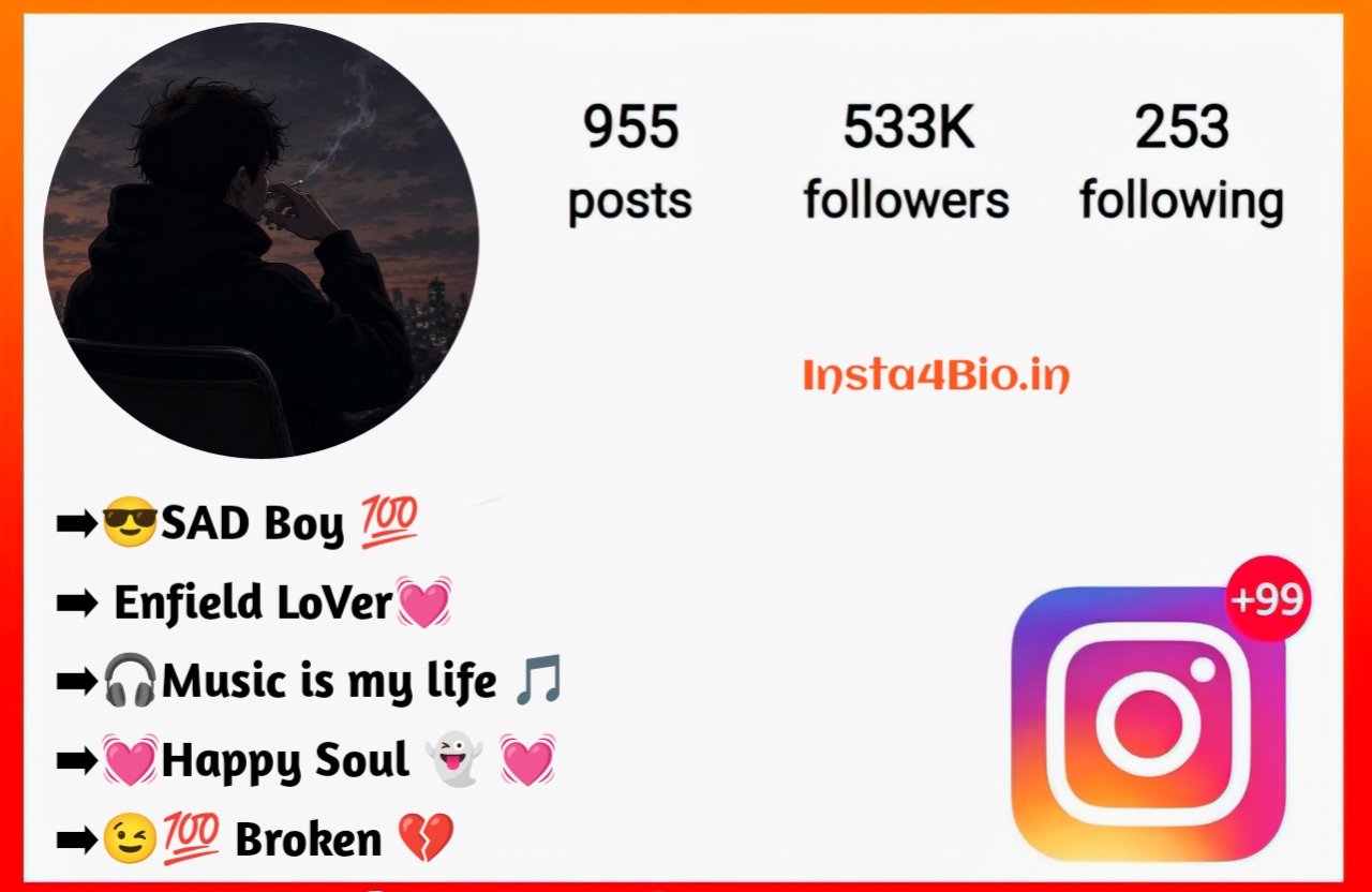 Sad Bio for Instagram