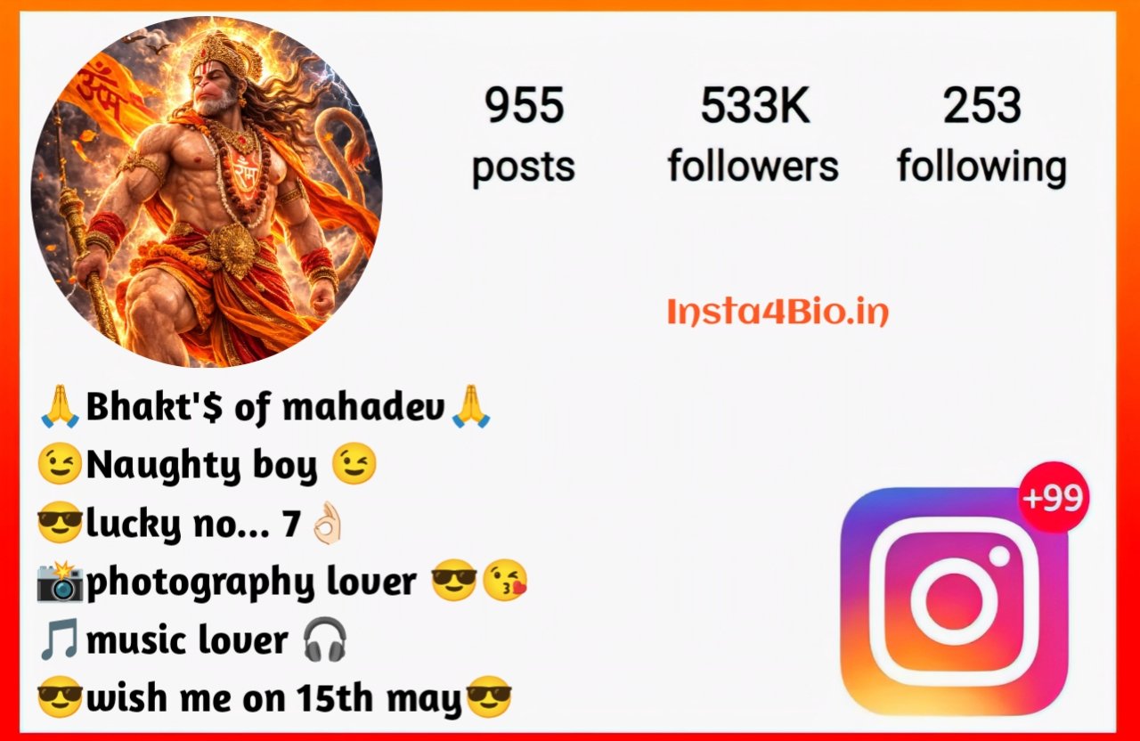 Sanatani Hindu Insta Bio