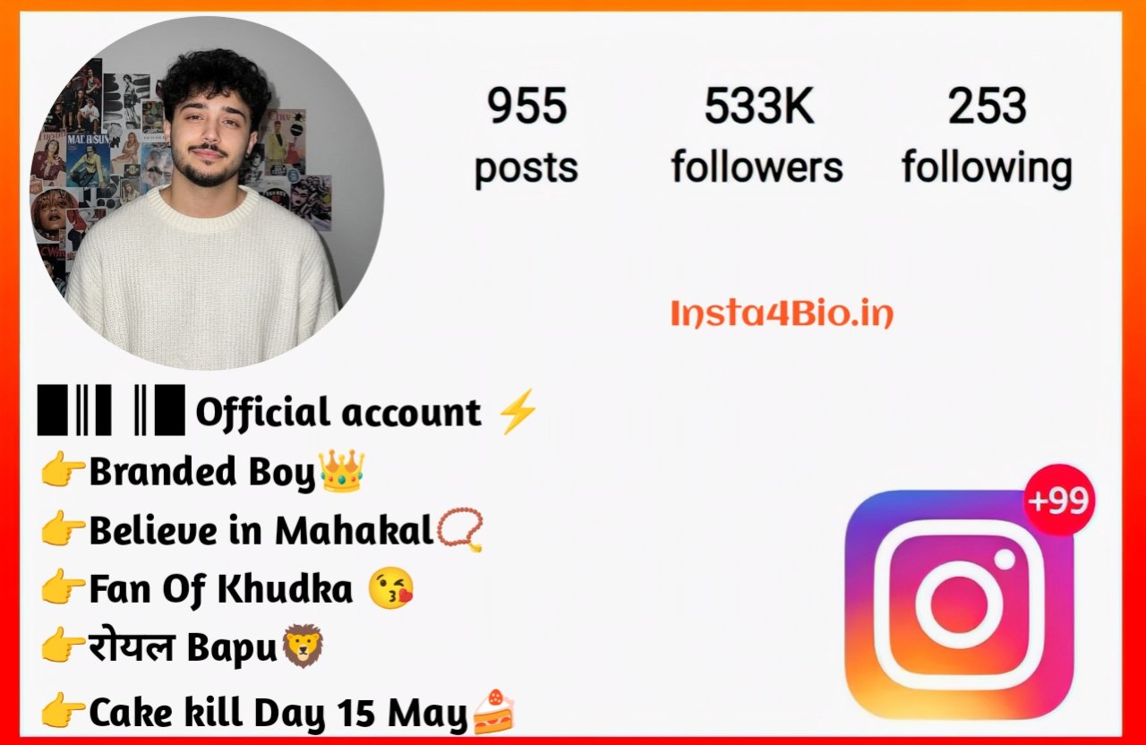 Stylish Instagram Bio for Boys Stylish Instagram Bio for Boys