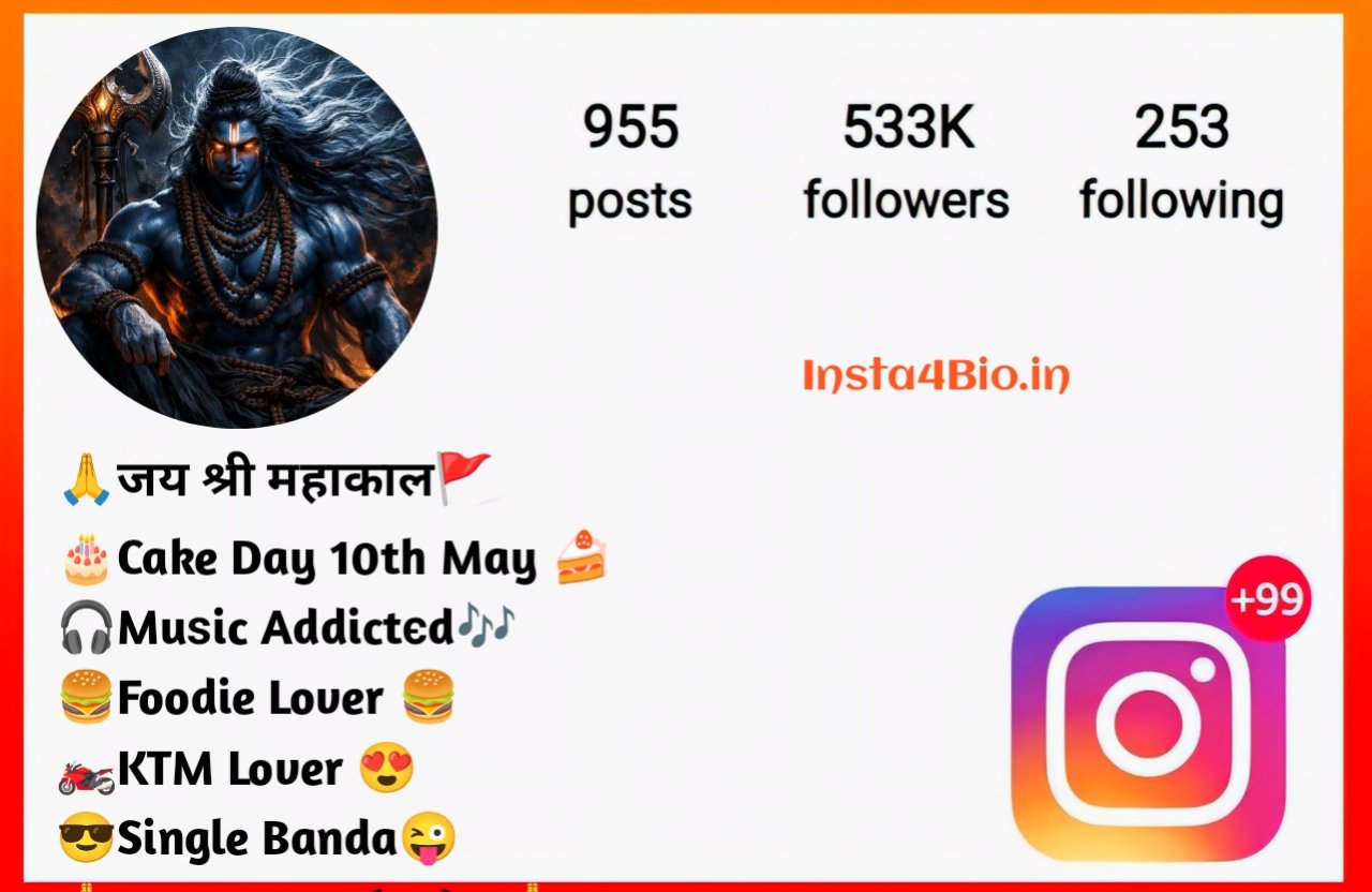 Stylish Mahakal Bio